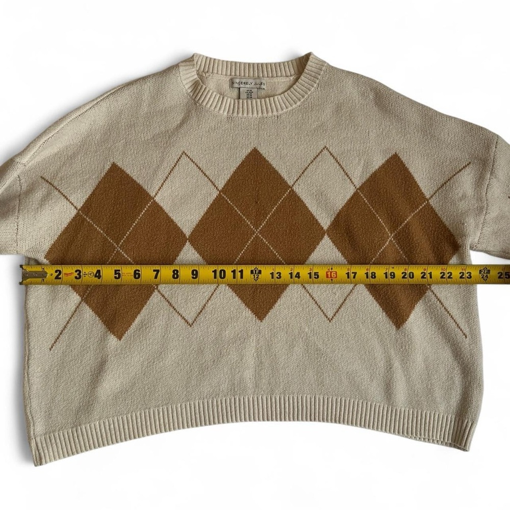 SWEATER BUNDLE - Two Retro 70's Inspired Academia Sweaters - Size Medium - Picture 7 of 15